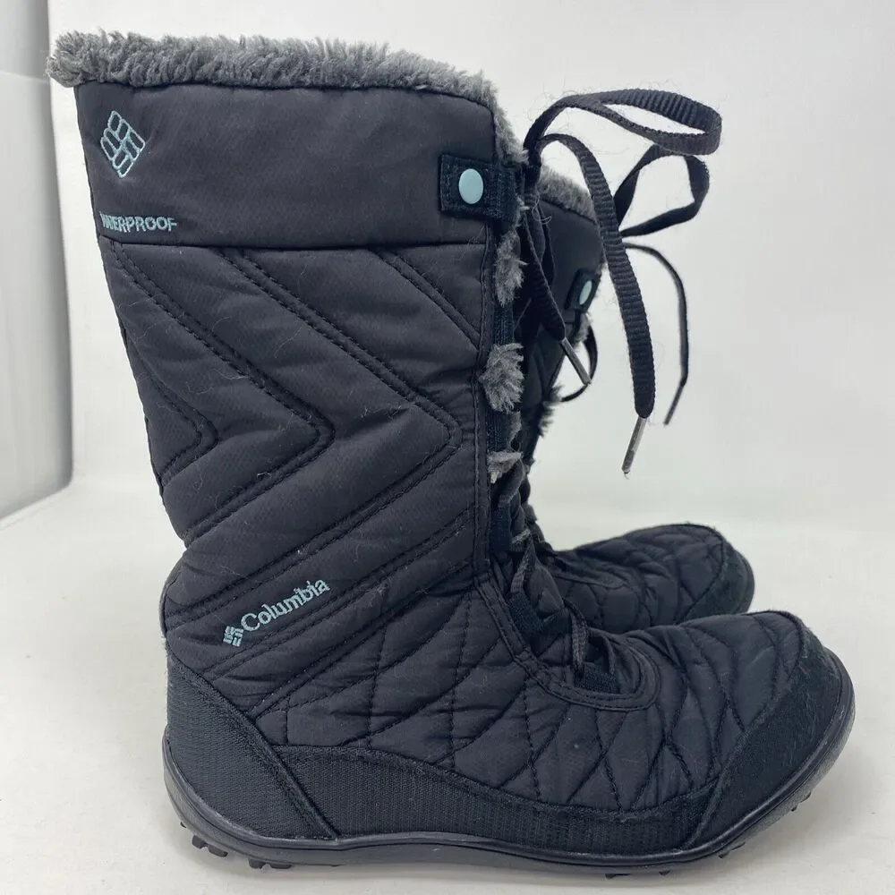 Columbia Minx Mid II Insulated Winter‎ Snow Boot BY5949-010 Size 4 Girls